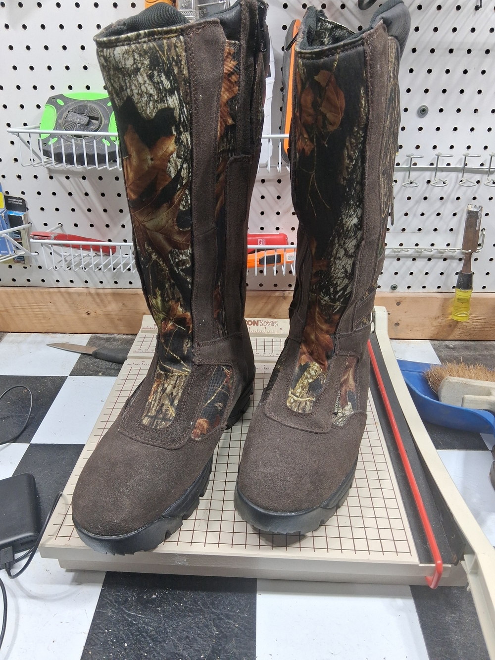 Guide Gear Men's Tall Camo Hunting Boots Zip Up